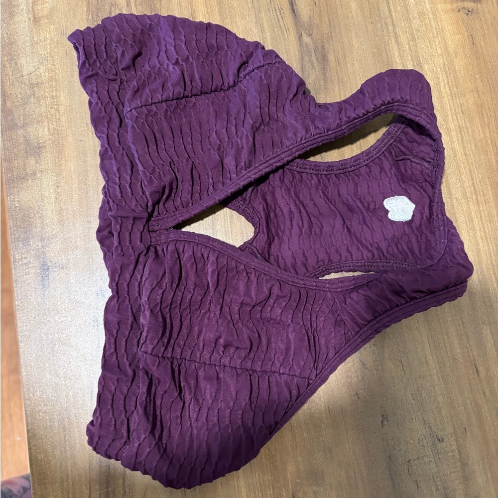 Booty by Brabants Purple Sports Bra